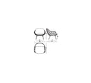Magis Piña - Low Chair With Armrest - Fabric