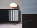 Baxter Plissè Low Cabinet - River Congo Fumée - Ideali