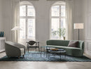Gubi Stay Sofa - 240x94 Oval Black Base / Hot Madison Reloaded CH1249/098
