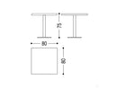 Riva 1920 Pebbles Squared Table