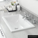Victoria + Albert Pembroke 52 drop-in washbasin white