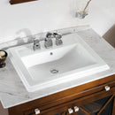 Villeroy & Boch Hommage drop-in washbasin white, with CeramicPlus, with 1 tap hole