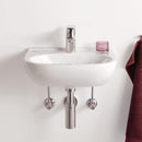 Villeroy & Boch O.Novo Hand Washbasin Compact White, With Ceramicplus, With 1 Tap Hole, With Overflow - Ideali