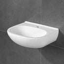 Villeroy & Boch O.Novo Hand Washbasin Compact White, With Ceramicplus, With 1 Tap Hole, With Overflow - Ideali