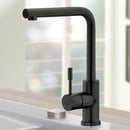 Villeroy & Boch Modern Steel Single Lever Kitchen Mixer - Ideali