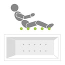 Villeroy & Boch Loop & Friends Square Duo Hexagonal Bath With Whirlpool System - Ideali