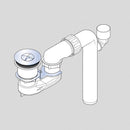 Villeroy & Boch Viflow Waste Valve Without Overflow U90953061 - Ideali