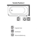 Villeroy & Boch O.Novo Duo Rectangular Bath With Whirlpool System - Ideali