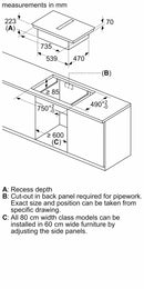 Bosch Series 4 Induction Hob 80cm PVS811B16E