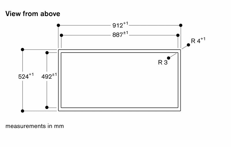 Gaggenau 400 series Vario Flex induction cooktop 90cm VI492115