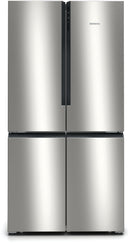Siemens iQ300 French door bottom freezer, multi door 183 x 90.5 cm Brushed steel anti-fingerprint KF96NVPEAG