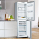 Bosch Series 2 Free-Standing Fridge-Freezer 186x60cm Stainless Steel KGN34NLEAG