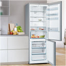 Bosch Series 4 Free-Standing Fridge-Freezer 203x70cm Stainless Steel KGN49XLEA