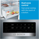 Bosch Series 4 Free-Standing Fridge-Freezer 203x70cm Stainless Steel KGN49XLEA