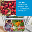Bosch Series 4 Free-Standing Fridge-Freezer 203x70cm Stainless Steel KGN49XLEA