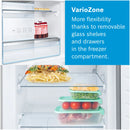 Bosch Series 4 Free-Standing Fridge-Freezer 203x70cm Stainless Steel KGN49XLEA