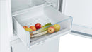Bosch Series 4 Free-Standing Fridge-Freezer 176x60cm White KGV336WEAG