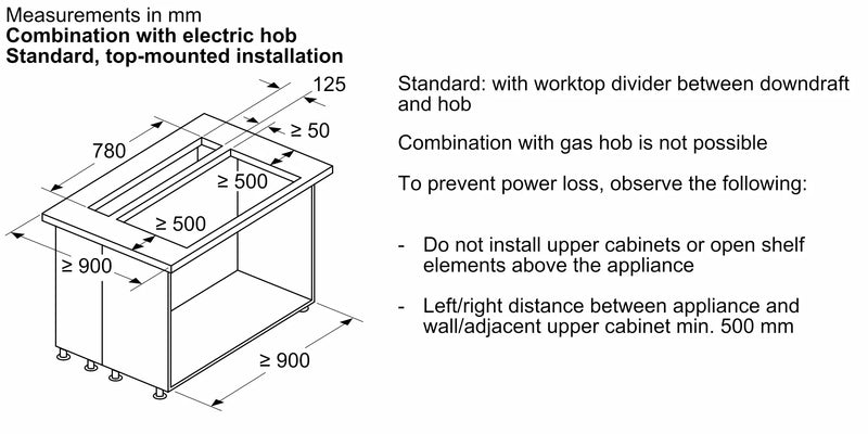 Bosch Downdraft 80cm DDW88MM60B