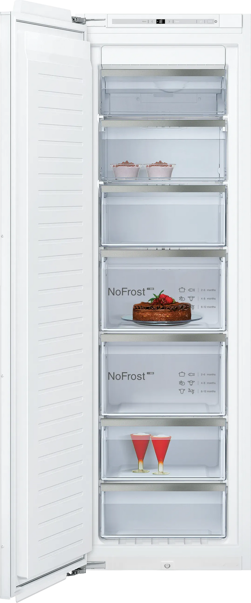 Grade A Neff GI7815NE0 N90 Integrated In Column Frost Free Freezer