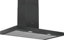 Bosch Series 2 Wall-mounted cooker hood 90 cm Black DWB96BC60B