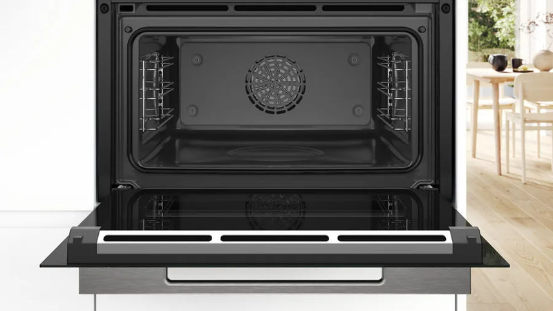 Bosch Serie 8 Built-In Combi Steam Oven 45x60cm Black CSG7361B1