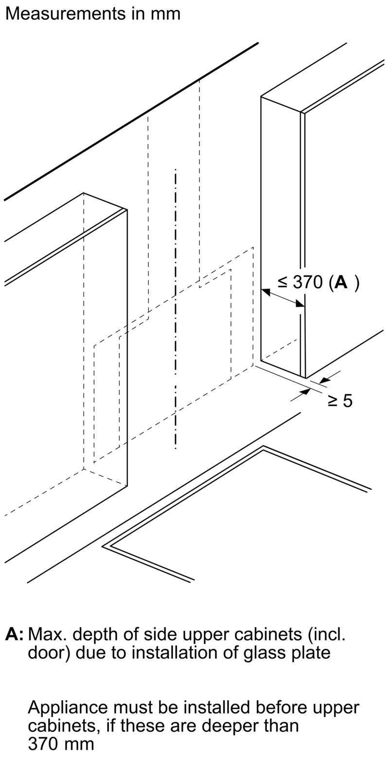 Bosch Wall-Mounted Hood 80cm DWK81AN60B