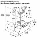Bosch Wall-Mounted Hood 60cm DWK67FN60B