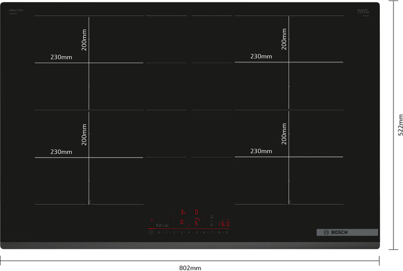 Bosch Series 6 Induction Hob 80cm PXY83KHC1E