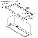 Bosch Series 6 Canopy Cooker Hood 86 cm Black DLN87AC60B