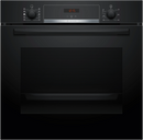 Bosch Series 4 Built-In Oven with Added Steam Function 60x60cm Black HQA534BB3B