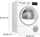 Bosch Series 4 Heat Pump Tumble Dryer 8kg WTH85224GB
