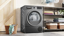 Bosch Series 6 Heat Pump Tumble Dryer 9kg Cast Iron Grey WQG245R1GB