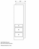 Gaggenau Expressive Series Fridge 214x61cm RVC467190