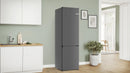 Bosch Series 4 Free-Standing Fridge-Freezer 203x60cm Cast Iron KGN39OCAFG