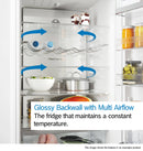 Bosch Series 4 Free-Standing Fridge-Freezer 203x60cm Cast Iron KGN39OCAFG