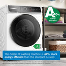 Bosch Series 8 Washing Machine Front Loader 10kg 1400rpm WGB256A2GB