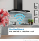 Bosch Series 6 Wall-Mounted Cooker Hood 60cm Matt Black DWB67DN60B