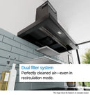Bosch Series 4 Wall-Mounted Cooker Hood 90cm Stainless Steel DWB95CC30B