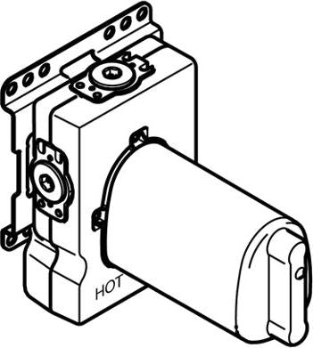 Dornbracht xTOOL Concealed Thermostat Module Without Volume Control