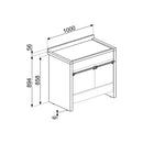 Grade A Smeg Opera A2PYID-81 100cm Electric Induction Range Cooker Stainless Steel