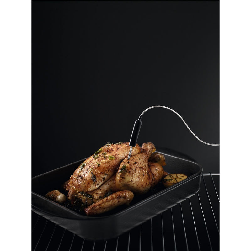 Grade A AEG 6000 BPS556020M Pyrolytic 60cm Single Built In Electric Oven with Food Sensor Stainless Steel