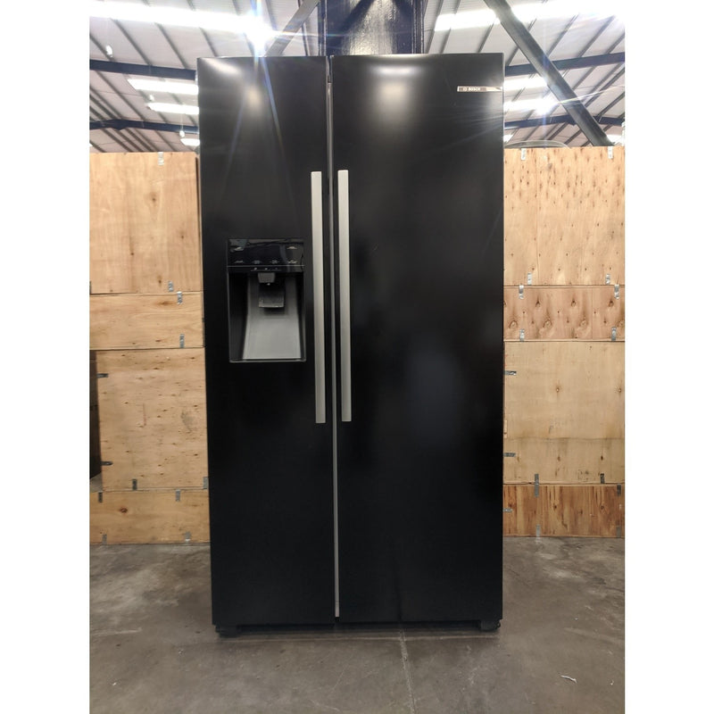 Grade C Bosch KAD93VBFPG Freestanding 533 Litre Frost Free American Fridge Freezer Black