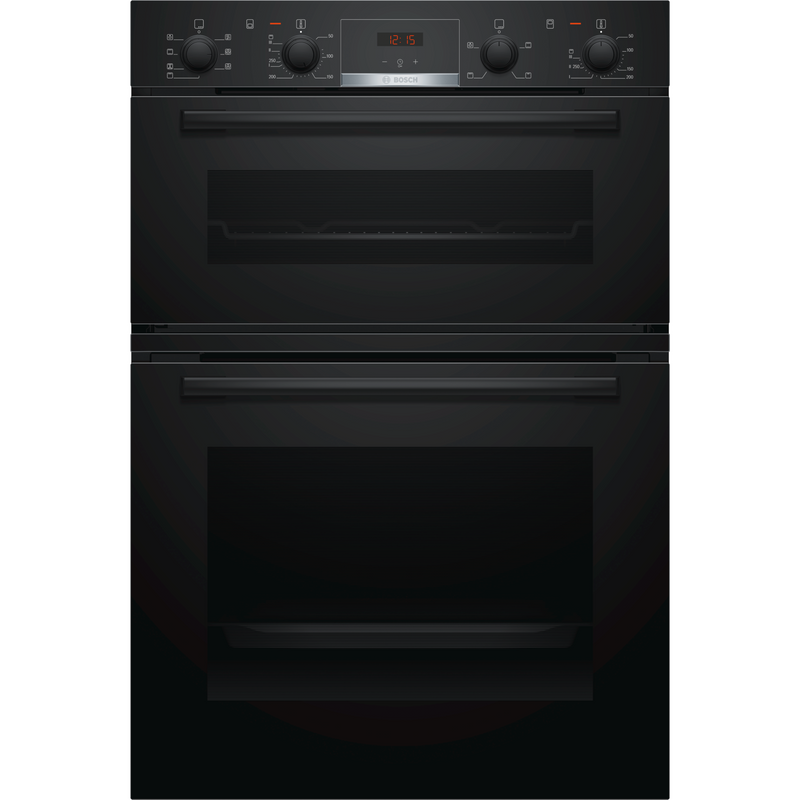 Grade B Bosch Serie 4 MBS533BB0B 60cm Double Built In Electric Oven Black