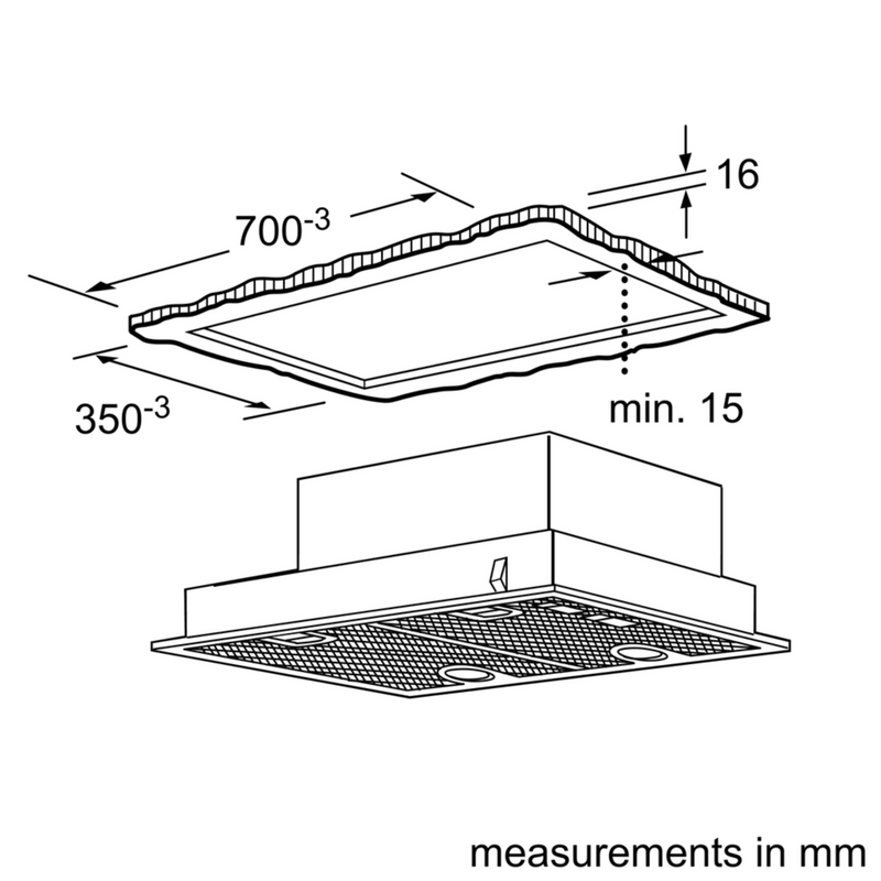 Grade A Siemens iQ300 LB75565GB 75cm Canopy Cooker Hood Silver Metallic