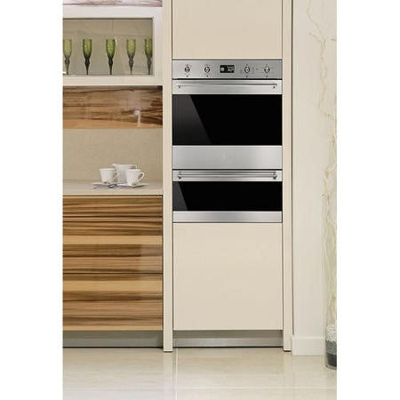 Grade B Smeg DOSP6390X 60cm Double Built In Electric Oven Stainless Steel