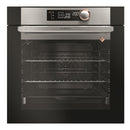 Grade B De Dietrich DOP7340X 60cm Single Built In Electric Oven with Pyrolytic Cleaning Platinum