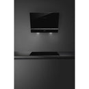 GRADE A1 - Smeg 80cm Angled Chimney Cooker Hood - Black
