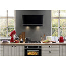 GRADE A1 - Smeg 80cm Angled Chimney Cooker Hood - Black