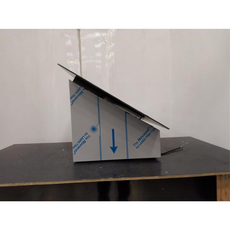 Grade C Smeg KV28N 80cm Angled Chimney Cooker Hood Black