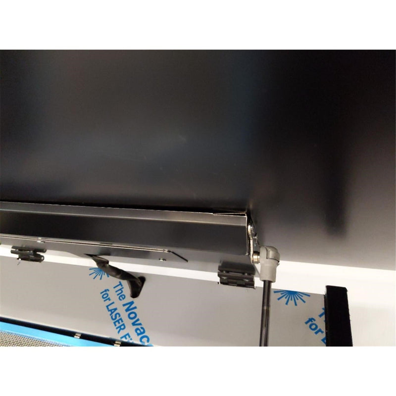 Grade C Smeg KV28N 80cm Angled Chimney Cooker Hood Black